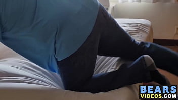 Preview 1 of Nanny Orgsam - Hairy cub receives a raw ass pounding from a chubby bear