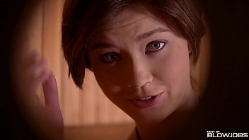Preview 1 of Bridar Xxx - Blowjob Babe Veronica Morre Discovers Glory Hole In Sauna
