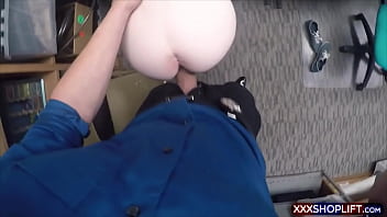 Preview 3 of Naina Frenchtley - Petite skinny shoplifter punish fucked