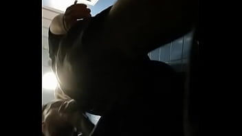 Preview 2 of Figure Plus Mom - Sucking straight guy in shopping center toilet