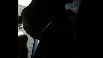 Preview 1 of Figure Plus Mom - Sucking straight guy in shopping center toilet