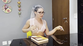 Preview 1 of Xxx Prno Com - Esperando meu colega da faculdade para estudar,  bem putinha e cheia de tes&atilde_o