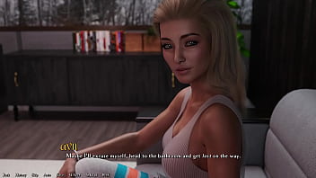 Preview 2 of Vangla Xnxx - Being A DIK #155 - Busty Blonde College Girls Gives Me A Sloppy Blowjob on Couch. Blonde girlfriend begs for my cock - 3D Porn Games