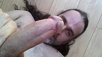 Preview 1 of Big Booty Blonde Aas - Gringo stroking cock shooting hot cum on lips in mouth down throat dirty sluty american whore xxx