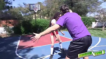Preview 1 of Hvj Tits - The goes for a hooping doggystyle fucking the teens tight pussies from behind!
