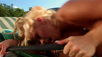 Preview 2 of Hq Porn Yanan Amciklar - Horny Milf Sunny gets her ass nailed by the pool