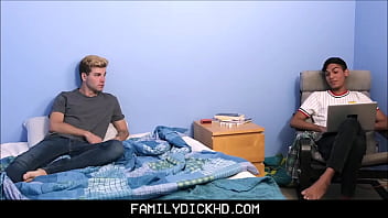 Preview 1 of Fast Time Garls Xxx - Bear Step Dad Walks In On His Twink Step Son Fucking A Twink Latino Foreign Exchange Student And Joins In - Kristofer Weston,  Ariano
