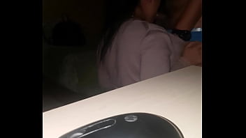 Preview 4 of Hairy School Girls - Prima sola en casa