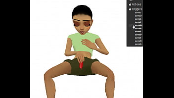 Preview 2 of Indian Gils 16 Year - Dildo animated imvu