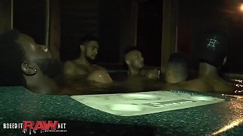 Preview 1 of Arab Make Love - Black guys bareback in the house
