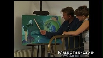 Preview 1 of Bhumi Ka Chawla Sex - She bothers while painting and gets fucked