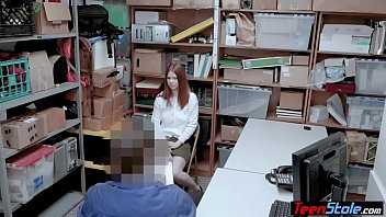 Preview 2 of Fat Hd Distroyed - Irish redhead teen shoplifter fucked by a LP officer