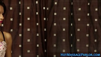 Preview 1 of Girlfriend Teasing Handjob - Masseuse with big tits sucks