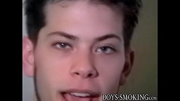 Preview 1 of Espaol Porn - Cute twink smoker squirts cum before finishing cigarette