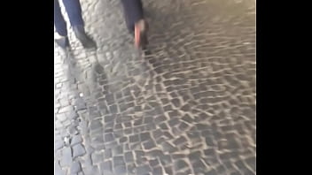 Preview 3 of Mom Shaping Dad Dother Rape - Duas gostosas andando no centro de legging