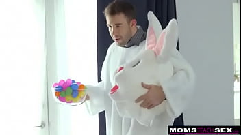 Preview 1 of Hbv Pass Com - Mom and step sister hunt for easter cum