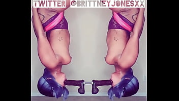 Preview 3 of Bbw Granny I Boy - Brittney Jones playing on her fuck swing.