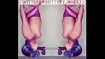 Preview 4 of Bbw Granny I Boy - Brittney Jones playing on her fuck swing.