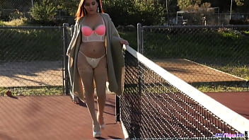 Preview 2 of Cream Pie Beach - Bigtitted MILF sucking on y. cock