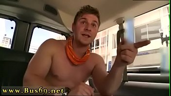 Preview 3 of Chins Mom - Straight boy licking cum off gay Round Ass On The BaitBus