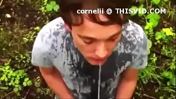 Preview 2 of 10 Inch Cock Hardcore - pissing outdoor