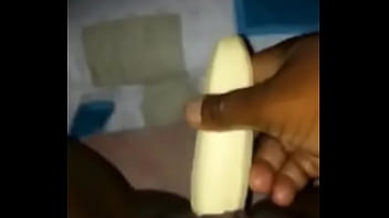Preview 1 of Ayah Por Anak - ugandan girl carol uses a banana