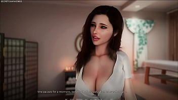 Preview 2 of Indian Sxx 14 - Hot Stepmom With Thick Big Ass Gives Her Tenant a Sexy Massage - Desirium 3D MILF with Huge Round Ass Porn Game