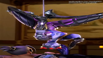 Preview 2 of Very Young Loli - WIDOWMAKER OVERWATCH BLOWJOB HANZO - DUDE017