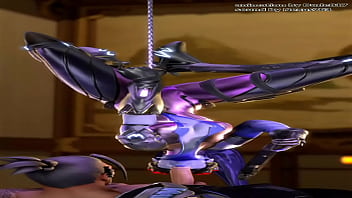 Preview 3 of Very Young Loli - WIDOWMAKER OVERWATCH BLOWJOB HANZO - DUDE017
