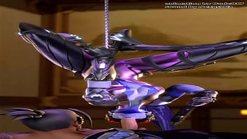 Preview 4 of Very Young Loli - WIDOWMAKER OVERWATCH BLOWJOB HANZO - DUDE017