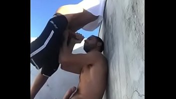 Preview 2 of Waveya Naked - Sexo oral en el balcon