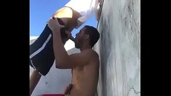 Preview 1 of Waveya Naked - Sexo oral en el balcon