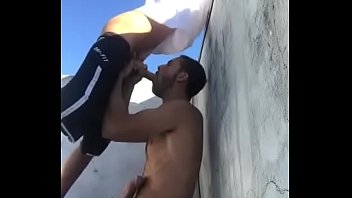 Preview 4 of Waveya Naked - Sexo oral en el balcon