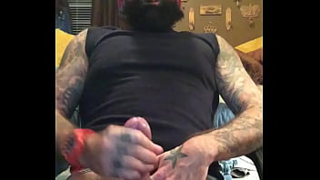 Preview 2 of Great Genk - RIPESMOKER HAIRY CUMTANKS JACKOFF FURRY BUSH STROKING DONG MUSHROOM