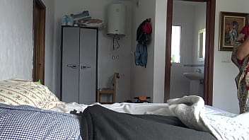 Preview 4 of Brigitta Bulgari Ceampie - A Turkish hotel maid is NOT SCARED when AMERICAN SOLDIER shows his big black cock