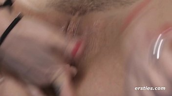 Preview 4 of Old Teacher Kibs - Ersties Amateurs Lilly and Irina Pussy Eating and Clit Rubbing