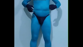 Preview 1 of Mia Khakllifa - Zentai Spandex nude gym mask