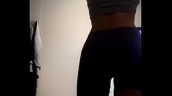 Preview 2 of Wife Swap Rough - Petite Asian girl showing her lil booty after gym