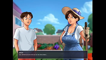 Preview 3 of Sex In The Kitchen Table - Summertime Saga ep 7 - Ser&aacute_ que tenho chances com ela???