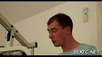 Preview 1 of Hanging By Snuff - Dressed and slutty chicks getting a huge cock treatment