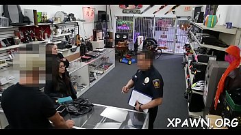 Preview 2 of Public Booty Shaking - Darling that can&#039_t live without getting screwed is having sex in shop