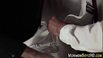 Preview 1 of Mi Esposa Acabando - Hunky mormon cums tugging