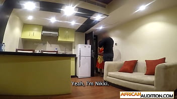 Preview 1 of Ravi Kisan - Petite body black amateur teen exploited at a fake model casting