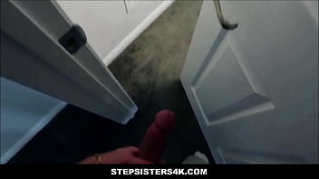 Preview 1 of Madison I Got - StepSisters4K - Small Tits Blonde Teen Stepsister Catches Stepbrother And Lets Him Have Sex With Her POV - Ashley Alexander,  Joshua Lewis