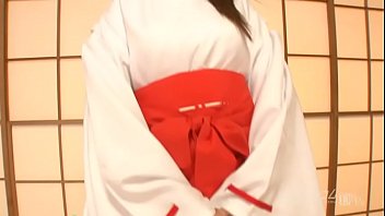 Preview 1 of Hot Mom Sun Siliping Xxx Hq - 巨乳巫女 ～開運マンコにザーメン着床～