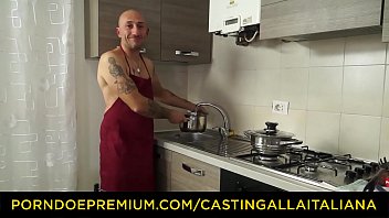 Preview 1 of Sleeping Girl Sex Room - CASTING ALLA ITALIANA - #Margot Rossini - Rough Anal Casting For Busty Italian Cougar