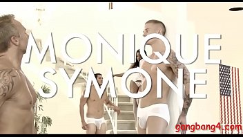 Preview 1 of Mom Bath Towel Caught - Booby ghetto lady DP by huge black dicks