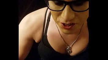 Preview 1 of Old Tanlined - Cute Sissy JoJo drooling on a yummy average cock