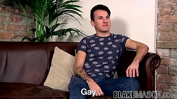 Preview 1 of Sexy Milf Eli Laxx - Handsome twink beats his own meat and cums on himself