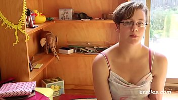 Preview 2 of Sharlston - Amateur Immie Rubbing that Natural Hairy Pussy